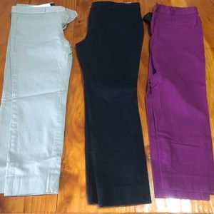 Lot of 3 banana republic pants size 6